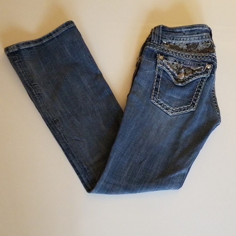 Miss Me Boot Cut Jeans - Picture 2 of 7